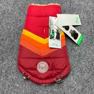 GF Pet Trekking Parka Dog Winter Puffer coat Red 2XS